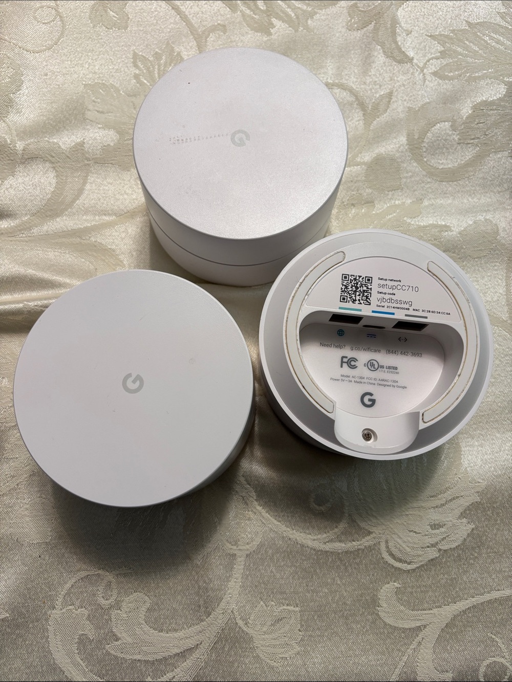 Google White Nest WiFi Router Set - 3-Pack